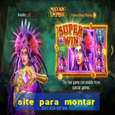 site para montar time de futebol